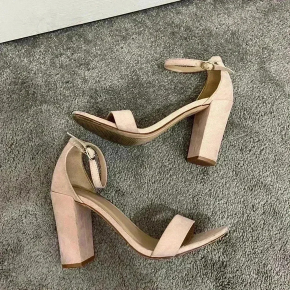 a new day Shoes - baby pink thick heels from target size9